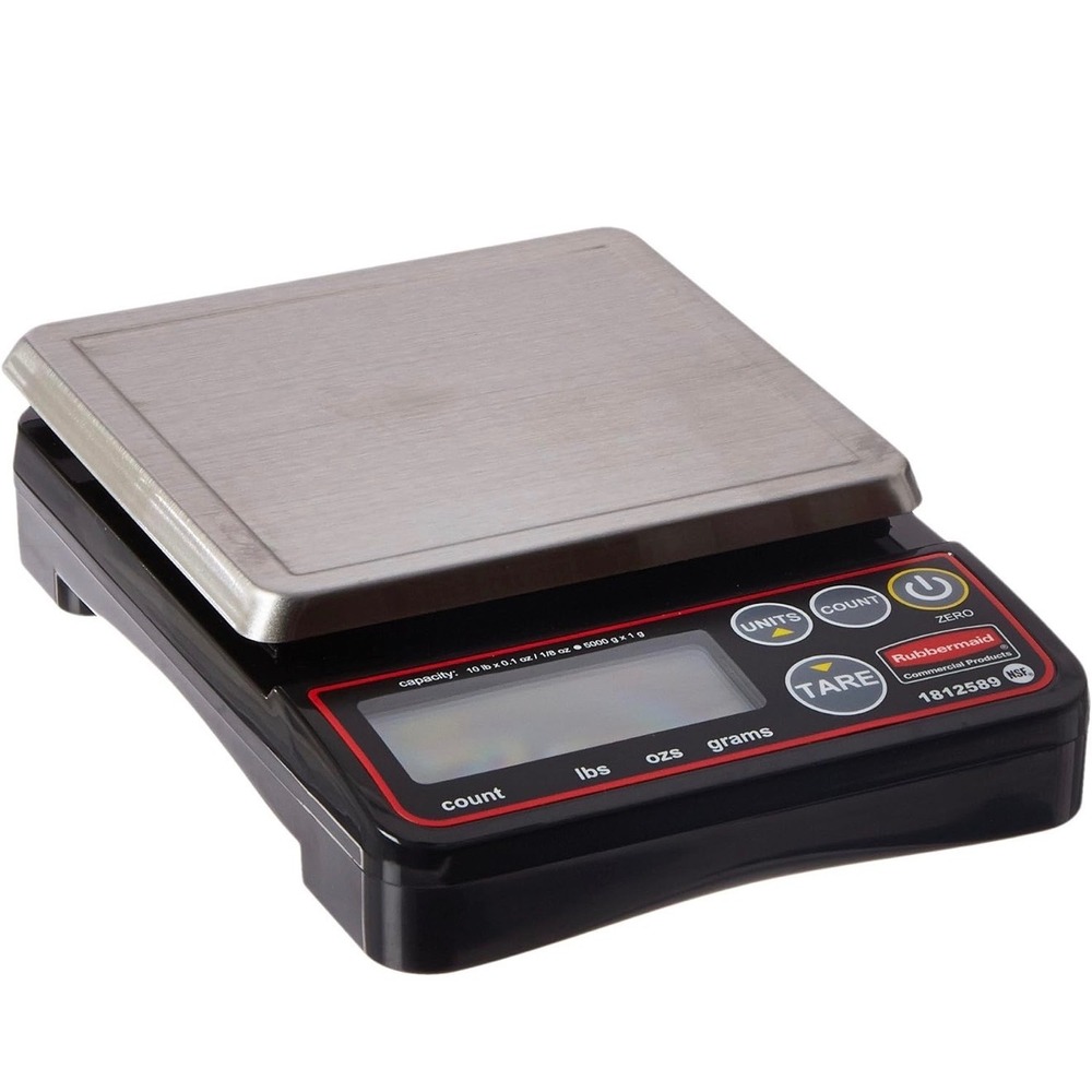 Rubbermaid Commercial Compact Digital Portioning Scale 10lb 1812589 NSF New